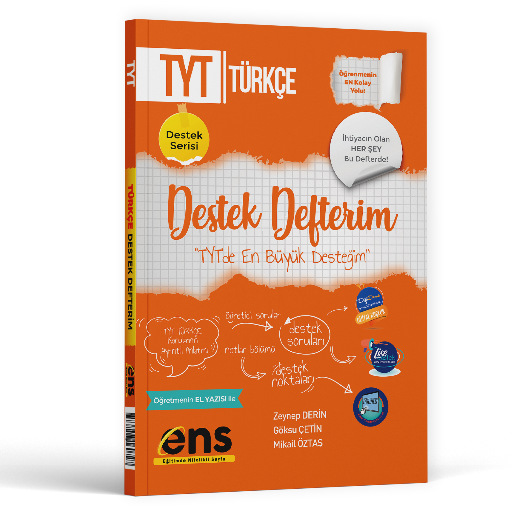 ENS TYT DESTEK DEFTERİM TÜRKÇE - 2025-26